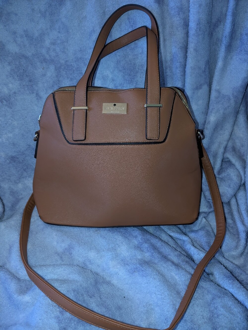 Kate Spade Brown Structured Cedar Street Maise Satchel With Detachable Strap